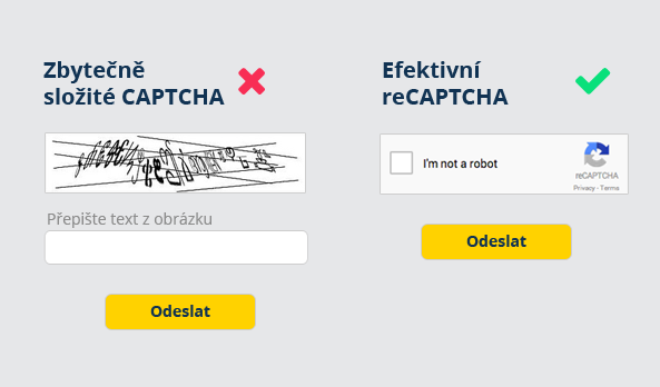 Cognito – jak vylepšit formuláře 5 (Captcha)