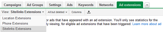 Funkce rozšíření reklam v Google AdWords