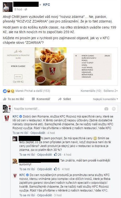 Cognito – Copywriter a zákony (ukázka KFC)